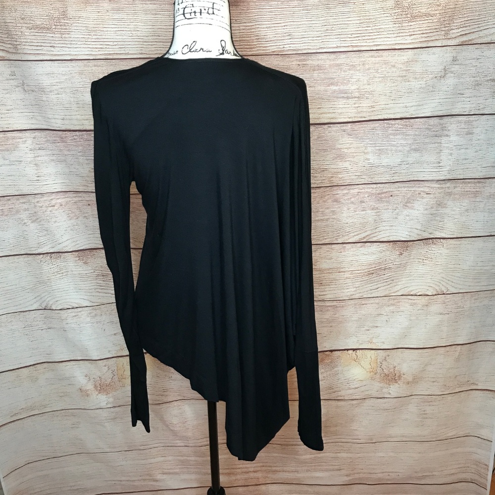 Kaufman Franco Size Small Asymmetrical Long Sleeve Top - Picture 4 of 8
